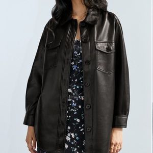 Leather Jacket Aritzia Never Worn